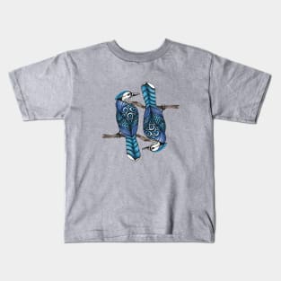 Blue Jay Spirit Animal Design Kids T-Shirt